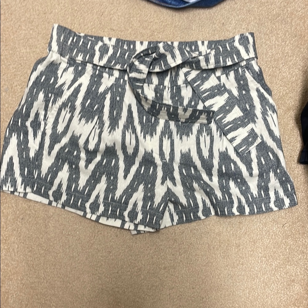 J.Crew Gray and White Patterned Shorts